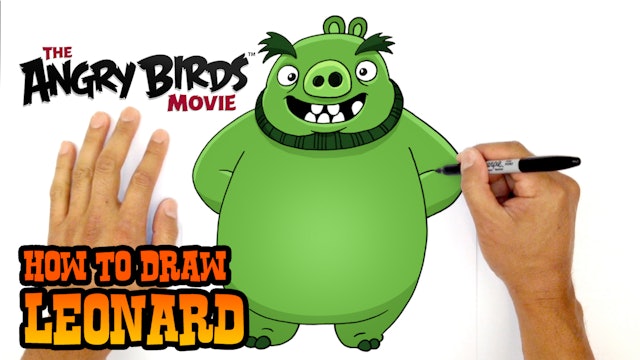 How to Draw Leonard | The Angry Birds Movie