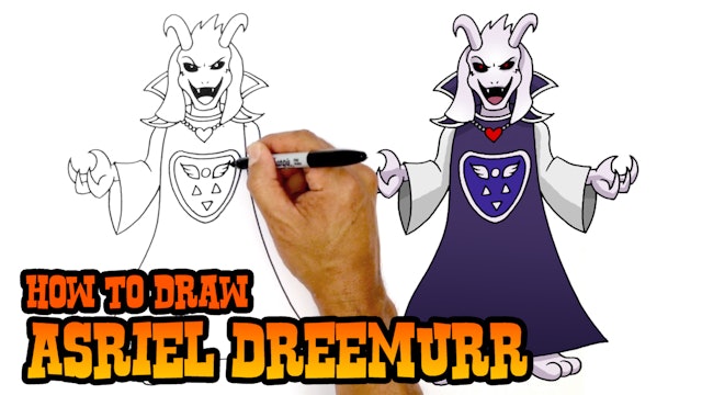 How to Draw Asriel Dreemur | Undertale