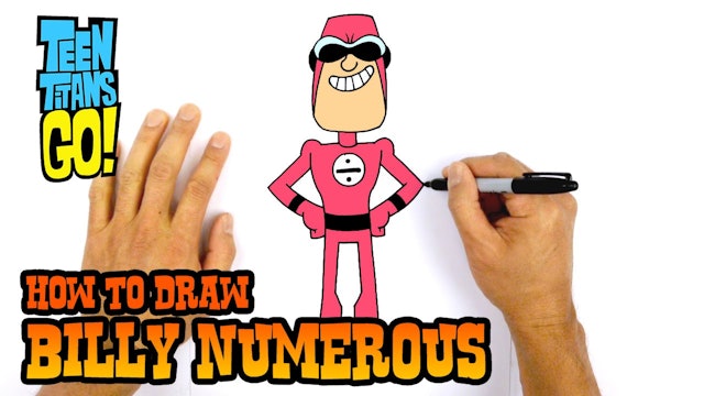 How to Draw Billy Numerous | Teen Titans GO!