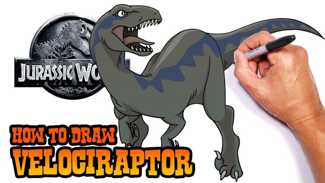 How to Draw Velociraptor | Jurassic World