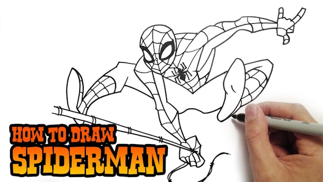 How to Draw Spiderman Full Body
