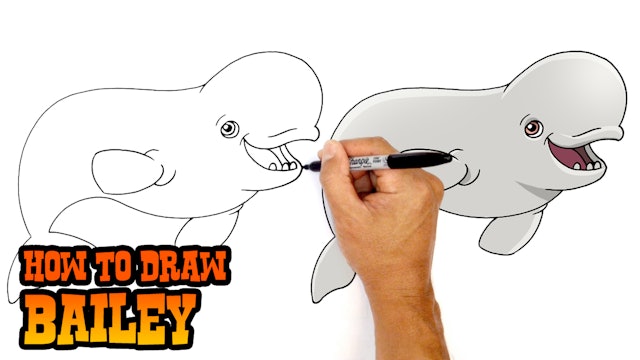How to Draw Bailey | Finding Dory