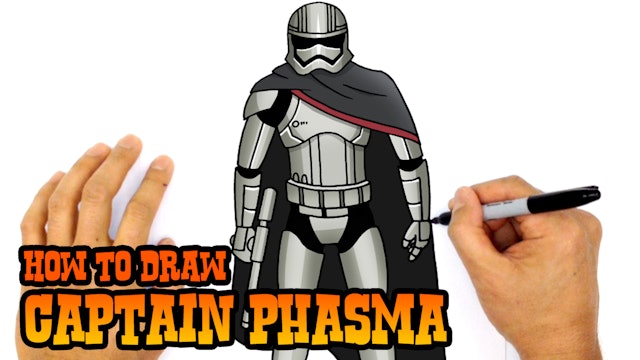 How to Draw Captain Phasma | Star Wars