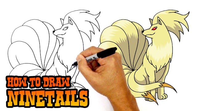 How to Draw Ninetails | Pokemon