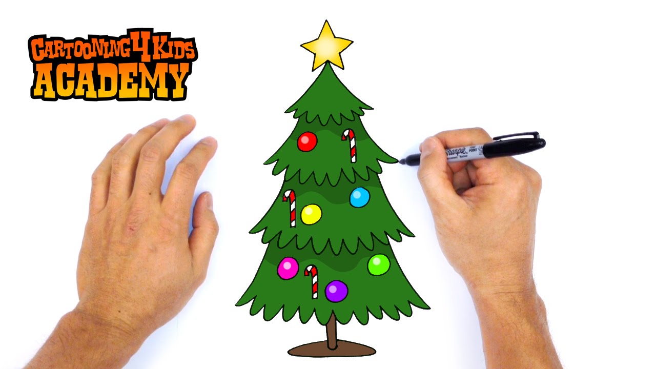 How to Draw a Christmas Tree