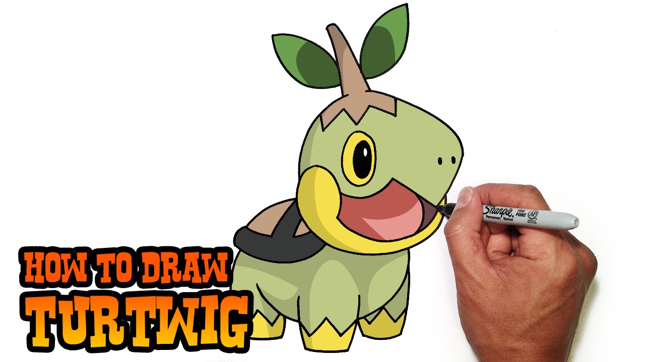 How to Draw Turtwig | Pokemon