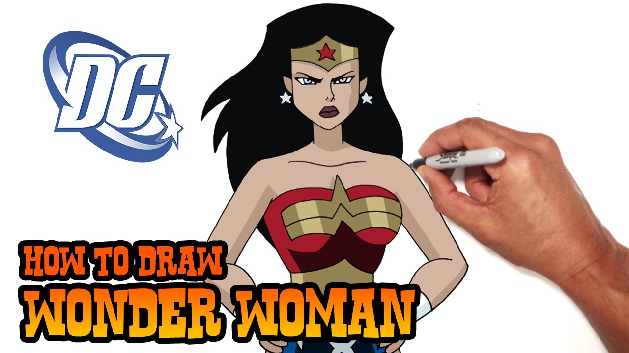 How to Draw Wonder Woman