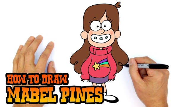 How to Draw Mabel Pines | Gravity Falls