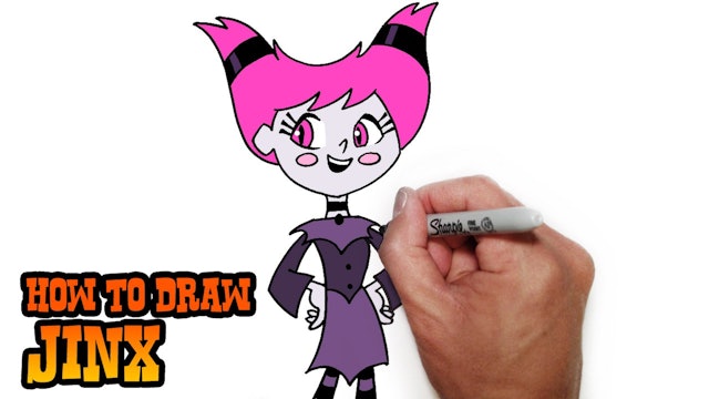 How to Draw Jinx | Teen Titans GO!