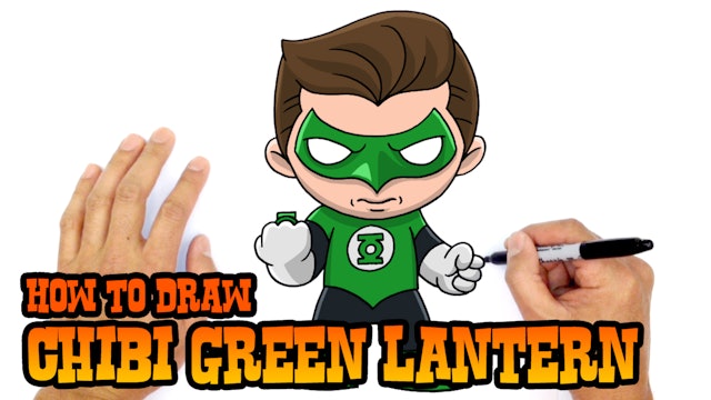 How to Draw Chibi Green Lantern