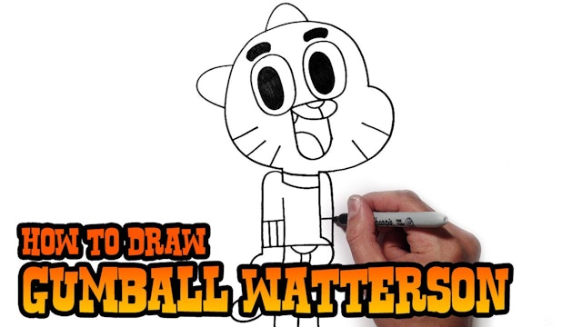 How to Draw Gumball Watterson | Amazing World of Gumball
