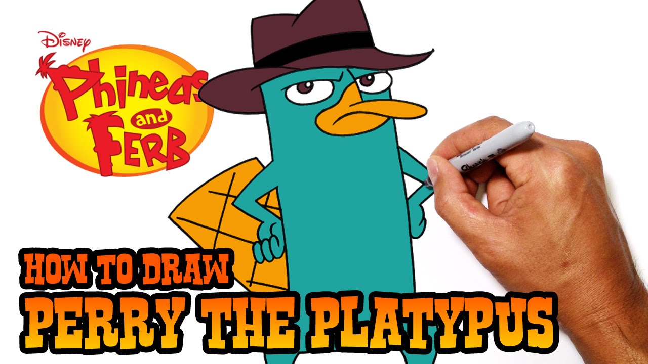 How to Draw Perry the Platypus | Phineas Ferb