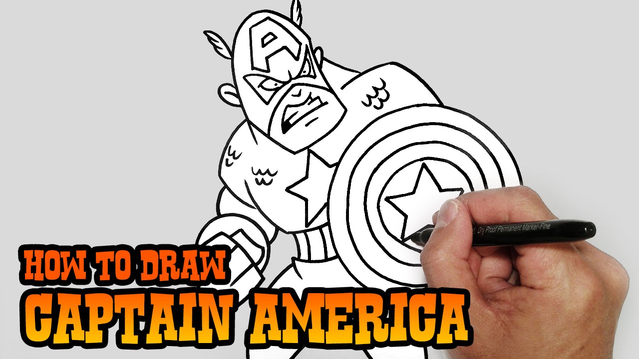 How to Draw Captain America