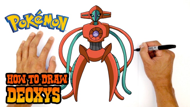 How to Draw Deoxys | Pokemon