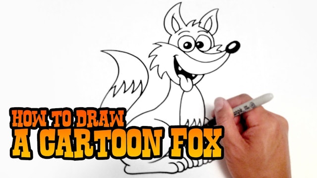 How to Draw a Cartoon Fox