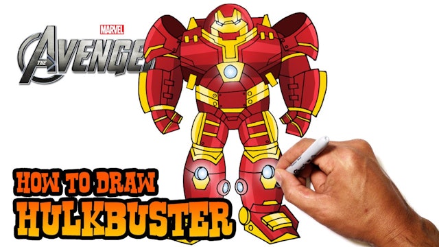 How to Draw Hulkbuster | Avengers