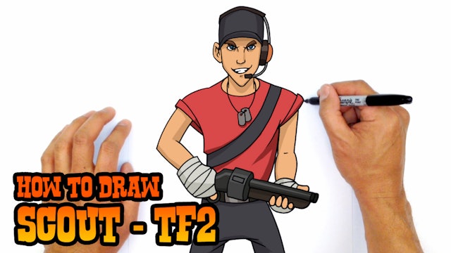 How to Draw Scout | TF2