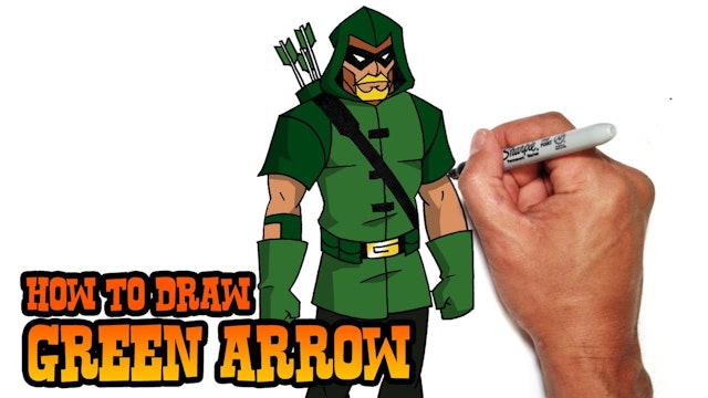 How to Draw Green Arrow | Young Justice
