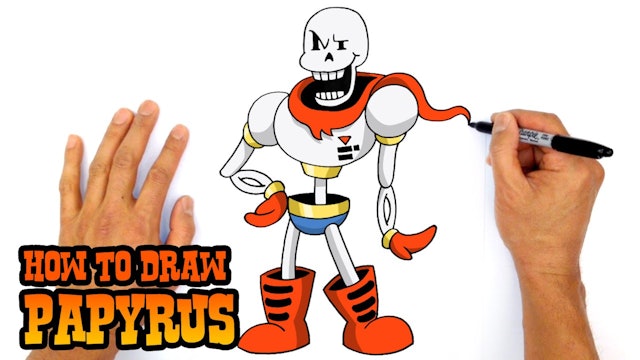 How to Draw Papyrus | Undertale