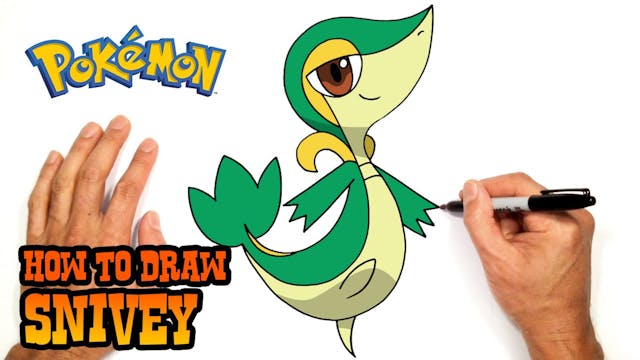 How to Draw Snivy | Pokemon