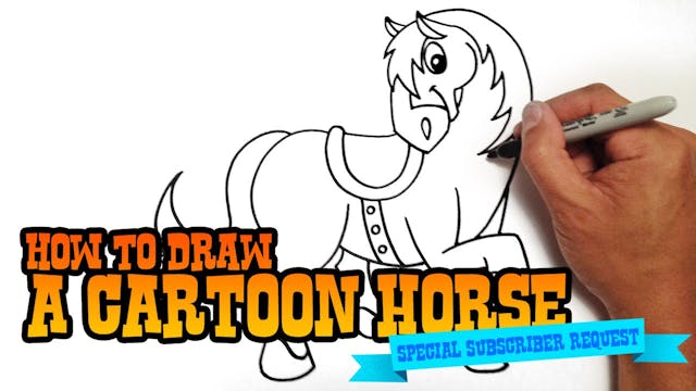 How to Draw a Cartoon Horse