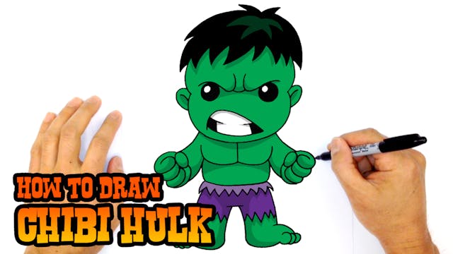 How to Draw Chibi Hulk