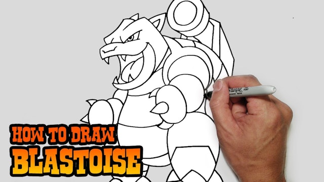 How to Draw Blastoise | Pokemon