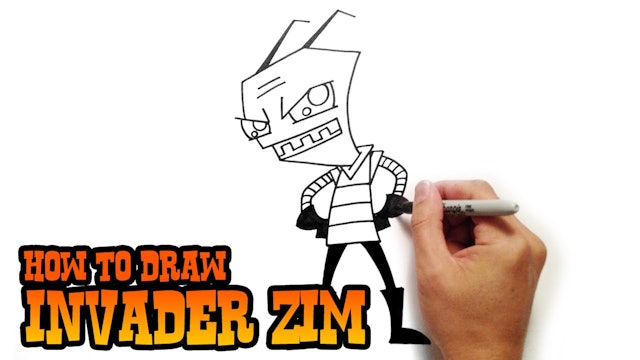 How to Draw Invader Zim