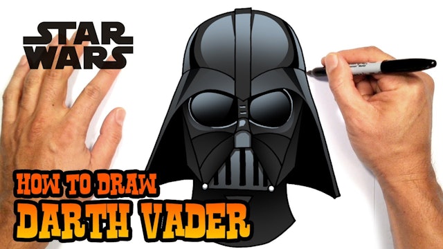 How to Draw Darth Vader | Star Wars