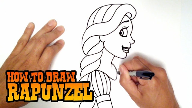 How to Draw Rapunzel | Tangled