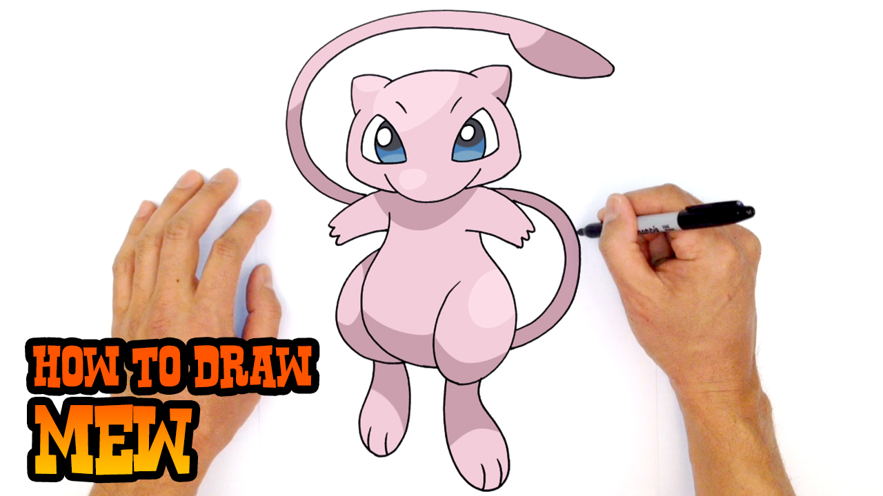 How to Draw Mew | Pokemon