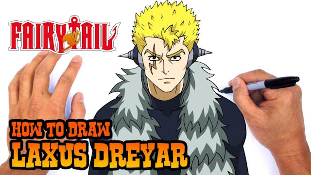 How to Draw Laxus Dreyar | Fairy Tail