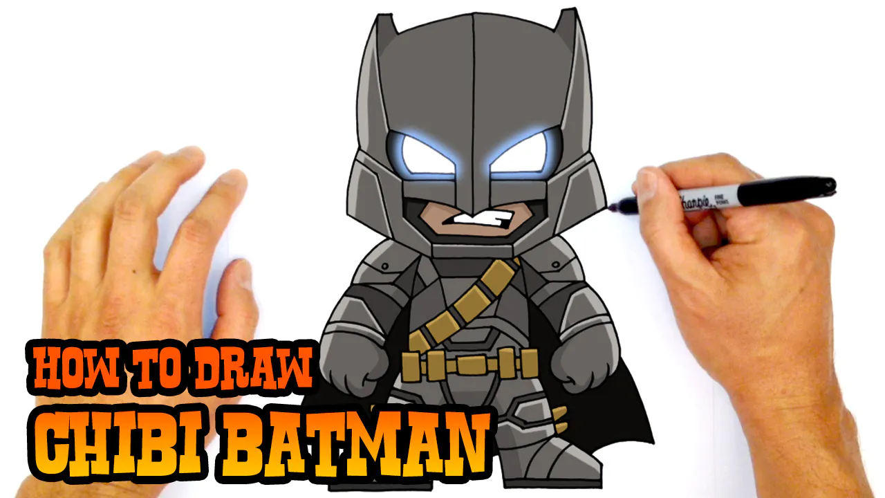 How To Draw Chibi Batman Armor Batman Vs Superman Chibi
