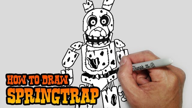 How to Draw Springtrap