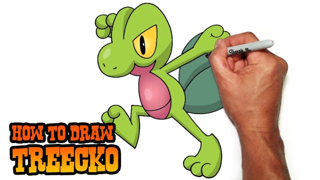 How to Draw Treecko | Pokemon