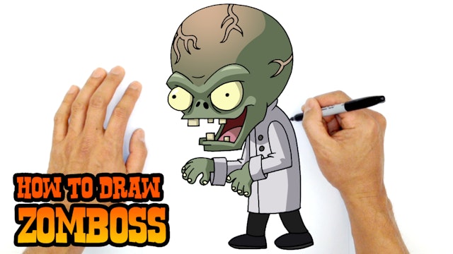 How to Draw Zomboss | Plants vs Zombies