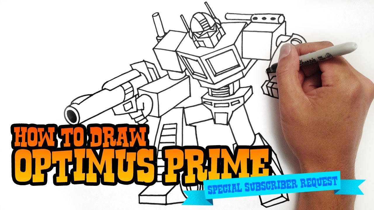 How to Draw Optimus Prime, Transformers, Speed Drawing : r/AnimeSketch