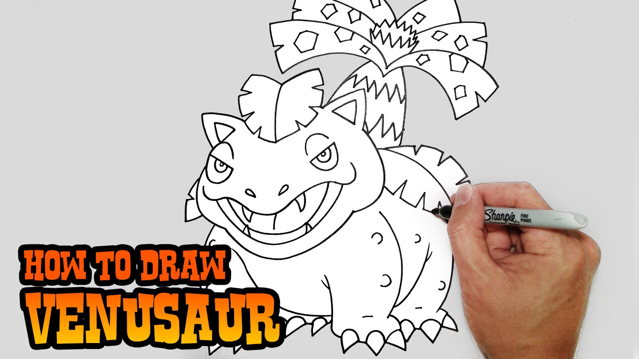 How to Draw Venusaur | Pokemon