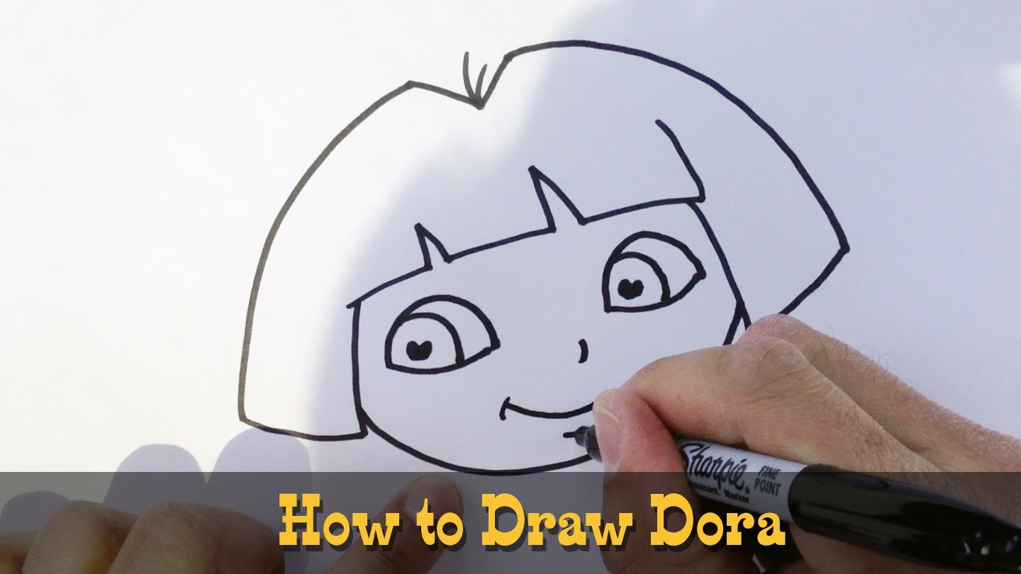 Dora loves Boots colouring page colouring image