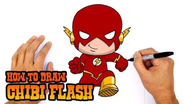 How to Draw Chibi Flash Kids