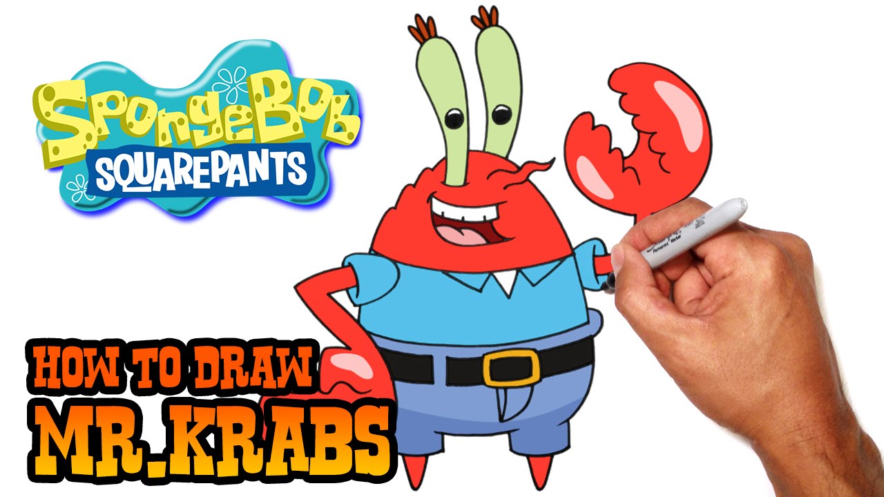 How to Draw Mr.Krabs | Spongebob Squarepants