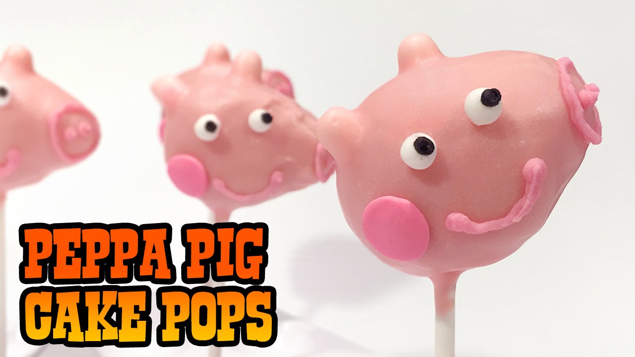 How to Make Peppa Pig Pops | Epic Baking