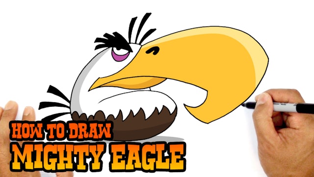 How to Draw Mighty Eagle | Angry Birds