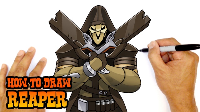 How to Draw Reaper | Overwatch