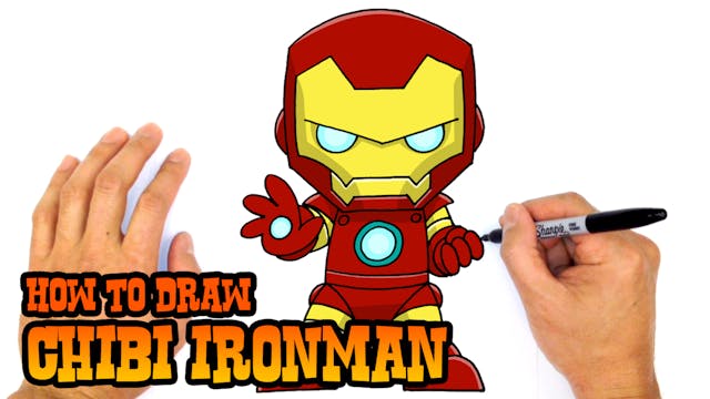 How to Draw Chibi Ironman | Avengers