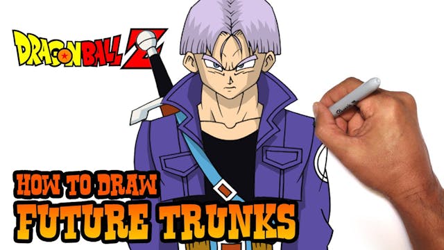 How to Draw Future Trunks | Dragon Ba...