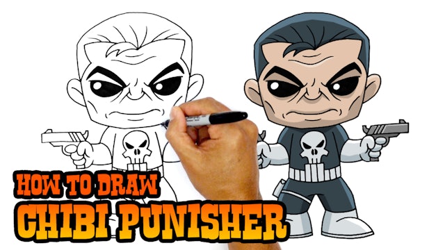 How to Draw Chibi Punisher