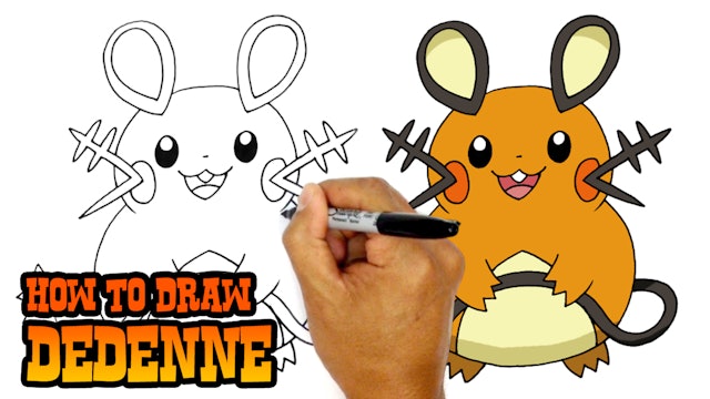 How to Draw Dedenne | Pokemon