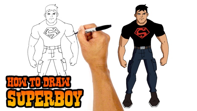 How to Draw Superboy | Young Justice