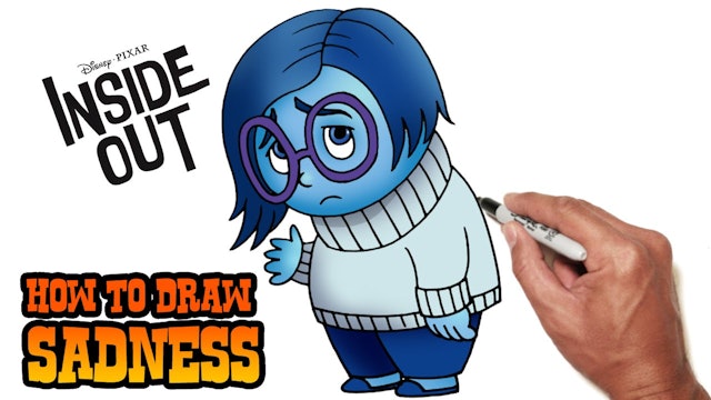 How to Draw Sadness | Inside Out